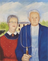 French Gothic - Huile sur toile 80x100cm par Philippe Boussemart